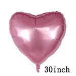Love Heart Bear Foil Balloons Happy Birthday Valentine’s Day Party Decor Air Helium Globos Wedding Decorations Kids Toys Balloon - Image 6