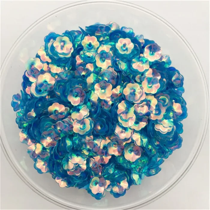 30g/Lot 6mm Cup Plum Blossom Loose Sequins Paillettes For Sewing ,Shoes,Hat,Kids DIY,Crafts Accessories Wholesale - Image 7