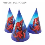 Spiderman Theme Kids Birthday Supplies 3D Great Spider Foil Balloons Disposable Tableware Napkin Cup Birthday Party Decorations - Image 20