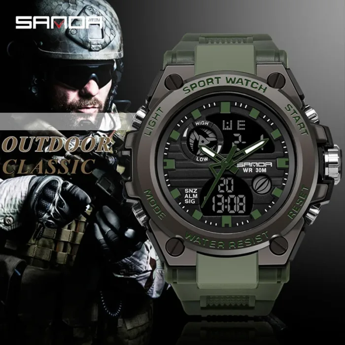 SANDA Brand G Style Men Digital Watch Shock Military Sports Watches Fashion Waterproof Electronic Wristwatch Mens Relogios - Image 1