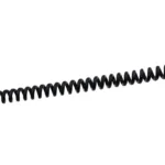3.5mm Male to Male Jack 4 Pole Extension Aux Audio Coiled Spiral Cable 1.5M - Image 4