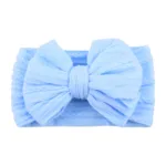 Solid Cable Bow Baby Headband for Child Nylon Layers Headwear Kids Elastic Turban Headwraps Newborn Boys Girls Hair Accessories - Image 7