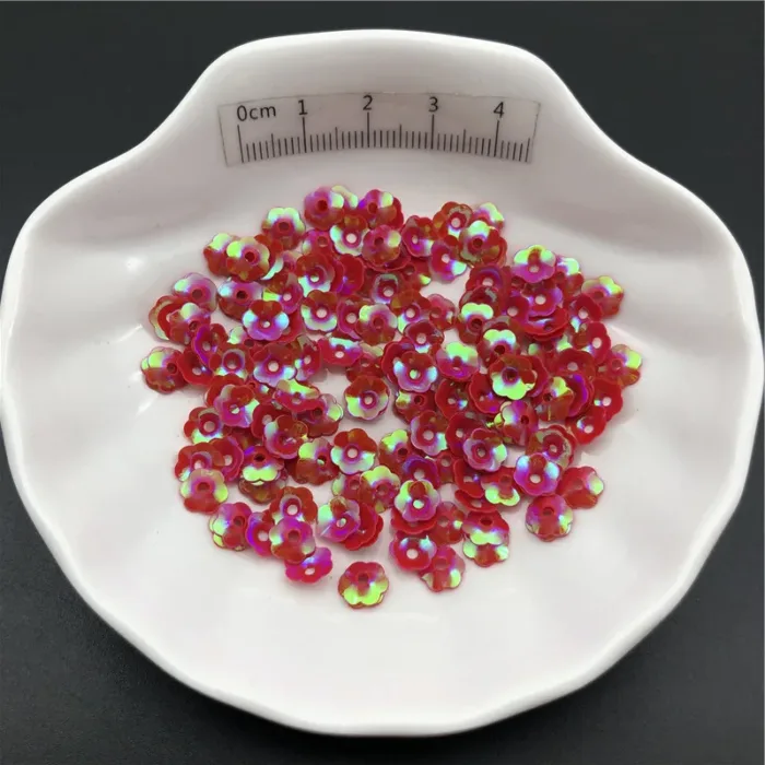 30g/Lot 6mm Cup Plum Blossom Loose Sequins Paillettes For Sewing ,Shoes,Hat,Kids DIY,Crafts Accessories Wholesale - Image 19