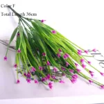 New beautiful 25 heads/bouquet mini artificial calla with leaf plastic fake lily Aquatic plants home room decoration flower - Image 14