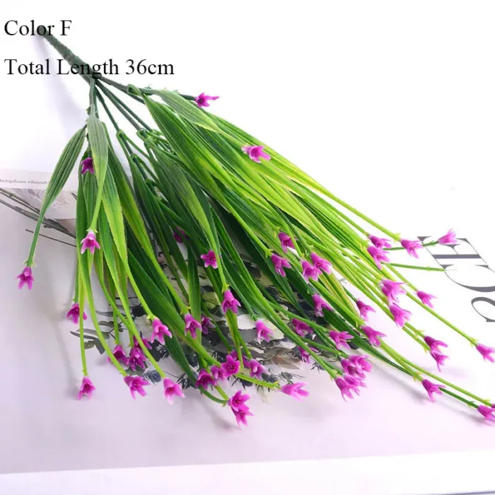 New beautiful 25 heads/bouquet mini artificial calla with leaf plastic fake lily Aquatic plants home room decoration flower - Image 14