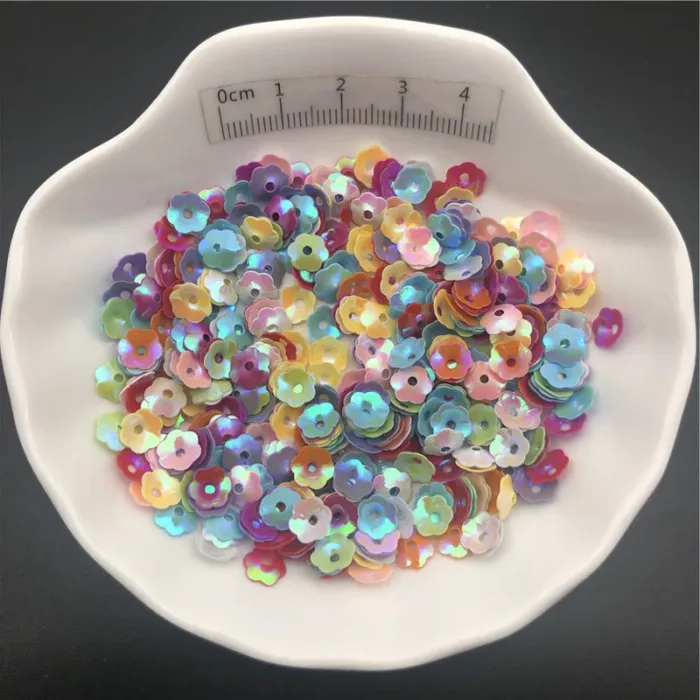 30g/Lot 6mm Cup Plum Blossom Loose Sequins Paillettes For Sewing ,Shoes,Hat,Kids DIY,Crafts Accessories Wholesale - Image 11