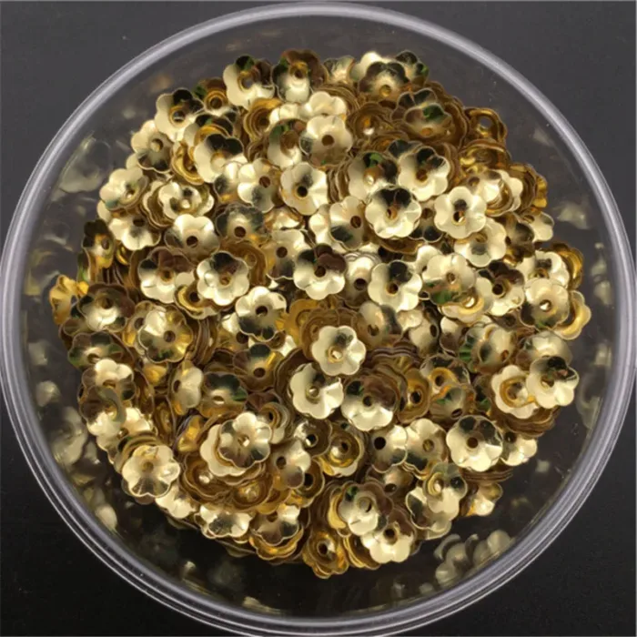 30g/Lot 6mm Cup Plum Blossom Loose Sequins Paillettes For Sewing ,Shoes,Hat,Kids DIY,Crafts Accessories Wholesale - Image 16