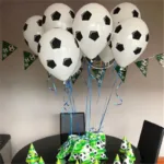 15pcs 12inch Sports Theme Football Latex Helium Balloon Boy Man Father's Birthday Party Decor Air Globos Inflate Soccer Balls - Image 4