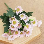 Autumn Beautiful Silk Daisy Bouquet Christmas Decorations Vase for Home Wedding Decorative Household Products Artificial Flowers - Image 11
