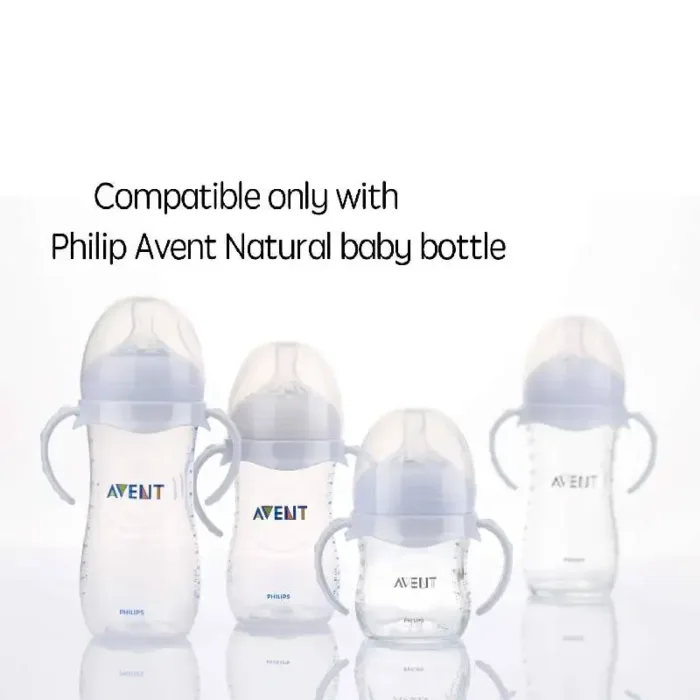 3pcs Compatible Bottle Grip Handle Baby Bottle Handle Nursing Bottle Holder for Avent Natural Wide Mouth Baby Feeding Bottle - Image 4
