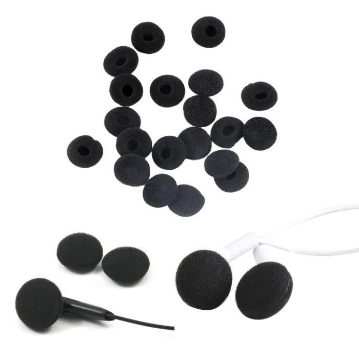 10 Pairs 20 Pcs 15 mm Soft Foam Earbud Headphone Ear pads Replacement Sponge Covers Tips High Quality For Wholesale Dropshipping - Image 1