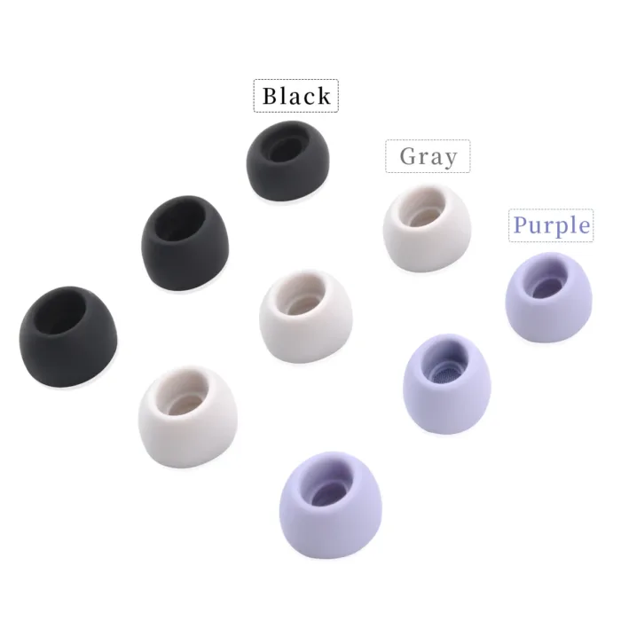 6Pcs Silicone Ear Tips for Realme Air Buds 2 Eartips Realme Buds Air Pro True Wireless Earbuds Tips Earphone Ear Cap Anti-Slip - Image 2