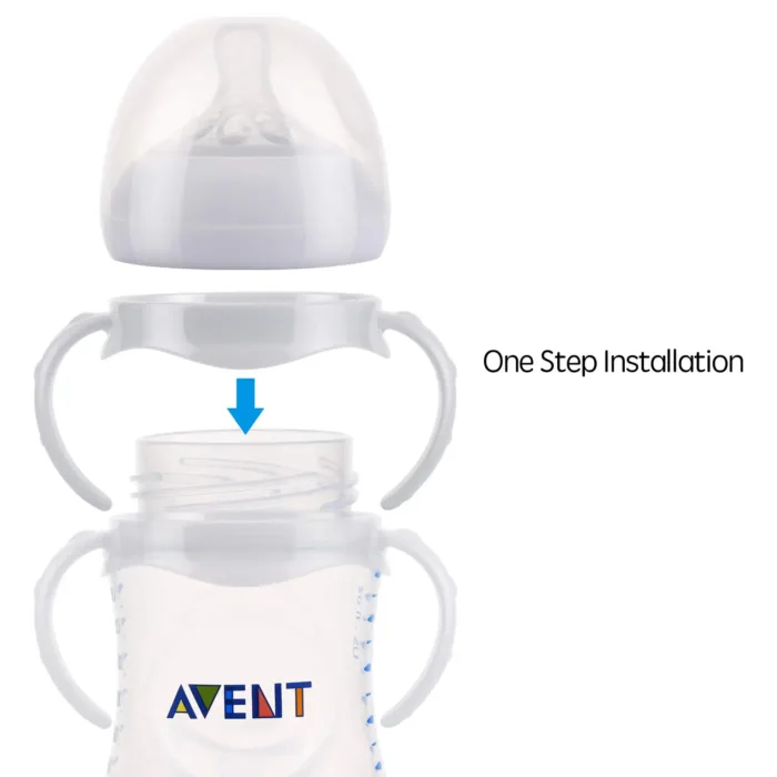 3pcs Compatible Bottle Grip Handle Baby Bottle Handle Nursing Bottle Holder for Avent Natural Wide Mouth Baby Feeding Bottle - Image 5