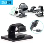 Adhesive Car Cable Charger Line Clasp Wire Cord Clip Wall Clamp Holder Management Data Line Winder Fastener Tie Fixer Organizer