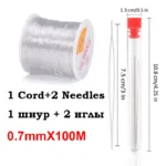 Louleur Plastic Crystal DIY Beading Stretch Cords Elastic Line Jewelry Making Supply Wire String jeweleri thread String Thread - Image 33