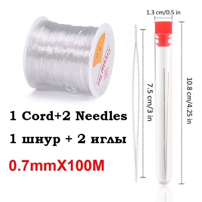 Louleur Plastic Crystal DIY Beading Stretch Cords Elastic Line Jewelry Making Supply Wire String jeweleri thread String Thread - Image 33