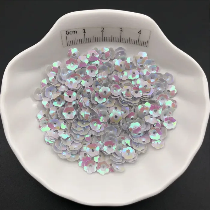 30g/Lot 6mm Cup Plum Blossom Loose Sequins Paillettes For Sewing ,Shoes,Hat,Kids DIY,Crafts Accessories Wholesale - Image 17