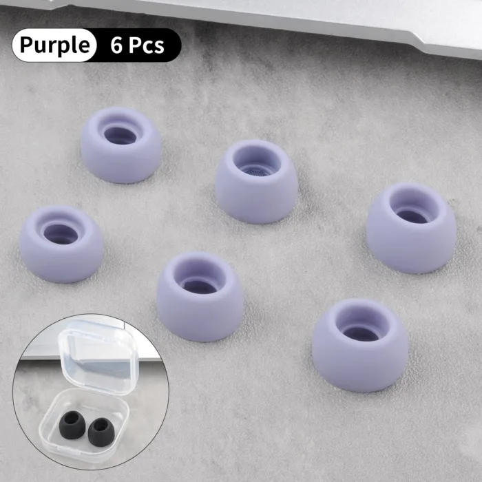 6Pcs Silicone Ear Tips for Realme Air Buds 2 Eartips Realme Buds Air Pro True Wireless Earbuds Tips Earphone Ear Cap Anti-Slip - Image 9