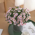 Autumn Beautiful Silk Daisy Bouquet Christmas Decorations Vase for Home Wedding Decorative Household Products Artificial Flowers - Image 5
