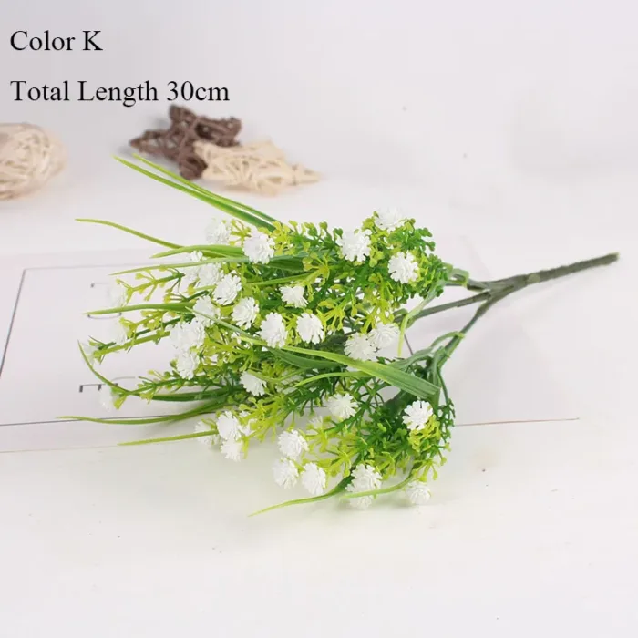 New beautiful 25 heads/bouquet mini artificial calla with leaf plastic fake lily Aquatic plants home room decoration flower - Image 25