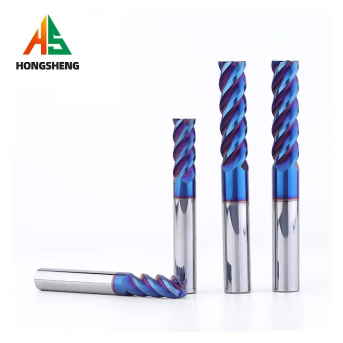 HRC65 CNC Carbide End Mills 4 Flute Tungsten Machine Cutter Tools Metal Steel Key Face Square Router Bit Carbide Milling Cutter - Image 6