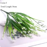 New beautiful 25 heads/bouquet mini artificial calla with leaf plastic fake lily Aquatic plants home room decoration flower - Image 26