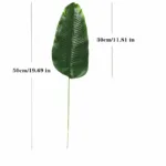 Artificial Single Palm Leaf Fake Tropical Plants Simulation Monstera Branch Flower Arrangement Accessori Hotel Home House Decor - Image 17