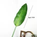 85-105CM Artificial Banana Leaf Plastic Tropical Plant Palm Tree Flower Arrangement Art Material For Home Wedding Photography - Image 7