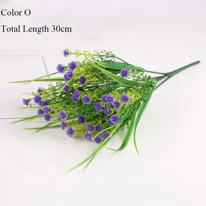 New beautiful 25 heads/bouquet mini artificial calla with leaf plastic fake lily Aquatic plants home room decoration flower - Image 18