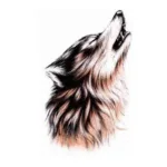 1PC Black Forest Tattoo Sticker For Men Women Tiger Wolf Death Skull Temporary  Fake Henna Skeleton King Animal Tatoo - Image 7