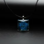 Flower in square Glass necklace Pendant Fashion glass ball necklaces Classic style Jewelry #FY401 - Image 9
