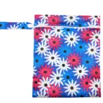Waterproof Reusable Wet Bag Printed Pocket Nappy Organizers Travel Wet Dry Bags 25x20cm Small Diaper Bag Wet Clothing Mommy Bag - Image 10