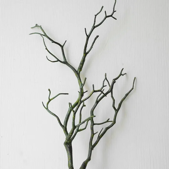 Artificial plastic branch darkness witch DIY antler headband accessories horns fake tree bifurcated white christmas decoration - Image 9