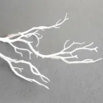 Artificial plastic branch darkness witch DIY antler headband accessories horns fake tree bifurcated white christmas decoration - Image 10
