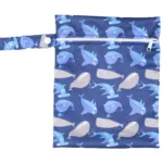 Waterproof Reusable Wet Bag Printed Pocket Nappy Organizers Travel Wet Dry Bags 25x20cm Small Diaper Bag Wet Clothing Mommy Bag - Image 16