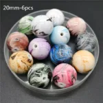 8mm-20mm Round Shape Beads Jewelry Making Acrylic  Multicolor Loose Bead  DIY Accessory #YKL36-42 - Image 6