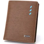 Luxury Men Business PU Leather Billfold Wallet Brand Short Slim Male Purses Money Credit Card Thin Hombre Billetera Portafoglio - Image 4