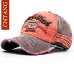 CNTANG Summer Fashion Vintage Baseball Cap Casual Washed Cotton Snapback Embroidery Caps For Men Women Fashion Hat Unisex gorras - Image 13