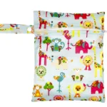 Waterproof Reusable Wet Bag Printed Pocket Nappy Organizers Travel Wet Dry Bags 25x20cm Small Diaper Bag Wet Clothing Mommy Bag - Image 22