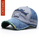CNTANG Summer Fashion Vintage Baseball Cap Casual Washed Cotton Snapback Embroidery Caps For Men Women Fashion Hat Unisex gorras - Image 10