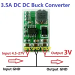 1 PCS 3.5A DC-DC Converter Module Buck Step-Down Voltage Regulator Board 4.5V-27V to 3V 3.3V 3.7V 5V 6V 7.5 9V 12V - Image 7