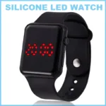 New Sports Digital Watch Men Women Square LED Watch Silicone Electronic Wrist Watch Hot LED Watches Clock relogio Drop ship
