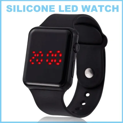 New Sports Digital Watch Men Women Square LED Watch Silicone Electronic Wrist Watch Hot LED Watches Clock relogio Drop ship