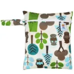 Waterproof Reusable Wet Bag Printed Pocket Nappy Organizers Travel Wet Dry Bags 25x20cm Small Diaper Bag Wet Clothing Mommy Bag - Image 44