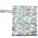 Waterproof Reusable Wet Bag Printed Pocket Nappy Organizers Travel Wet Dry Bags 25x20cm Small Diaper Bag Wet Clothing Mommy Bag - Image 43