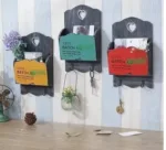 European household wall act the role of restoring ancient ways hanging.. The wooden peg The wall decorations