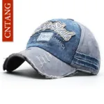 CNTANG Summer Fashion Vintage Baseball Cap Casual Washed Cotton Snapback Embroidery Caps For Men Women Fashion Hat Unisex gorras - Image 9