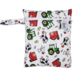 Waterproof Reusable Wet Bag Printed Pocket Nappy Organizers Travel Wet Dry Bags 25x20cm Small Diaper Bag Wet Clothing Mommy Bag - Image 24