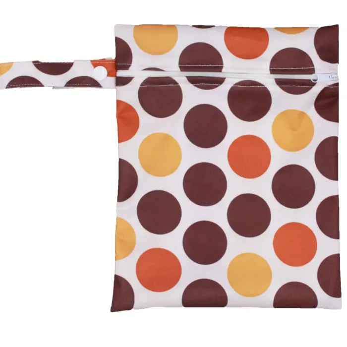 Waterproof Reusable Wet Bag Printed Pocket Nappy Organizers Travel Wet Dry Bags 25x20cm Small Diaper Bag Wet Clothing Mommy Bag - Image 41