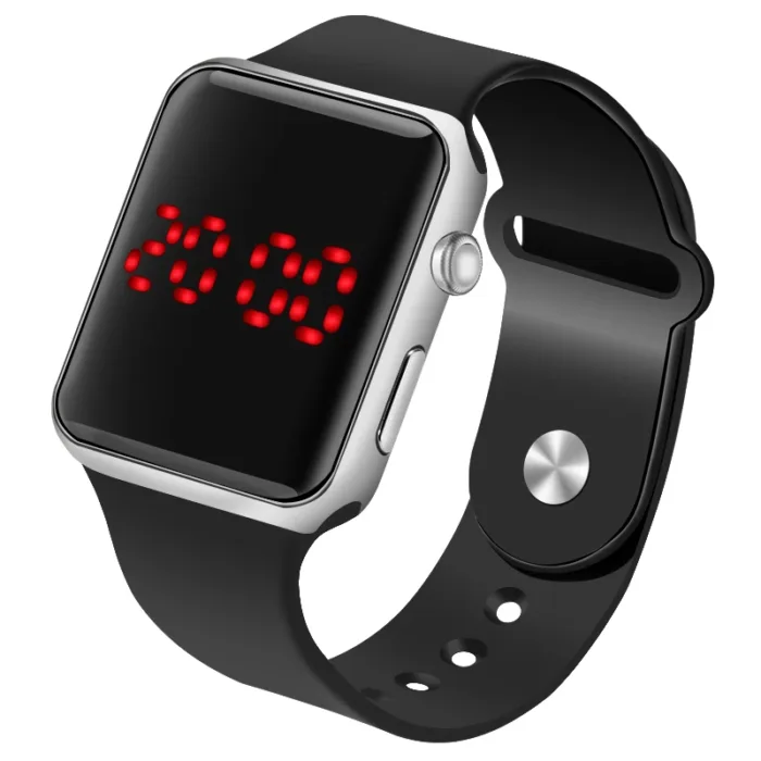 New Sports Digital Watch Men Women Square LED Watch Silicone Electronic Wrist Watch Hot LED Watches Clock relogio Drop ship - Image 2
